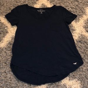 Soft Hollister navy tee